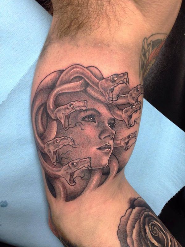 Medusa tattoos design, idea 25