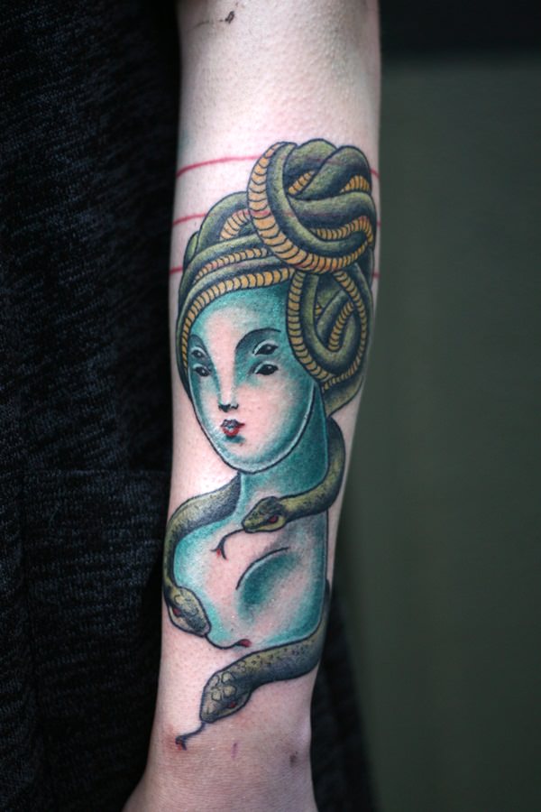 Medusa tattoos design, idea 27