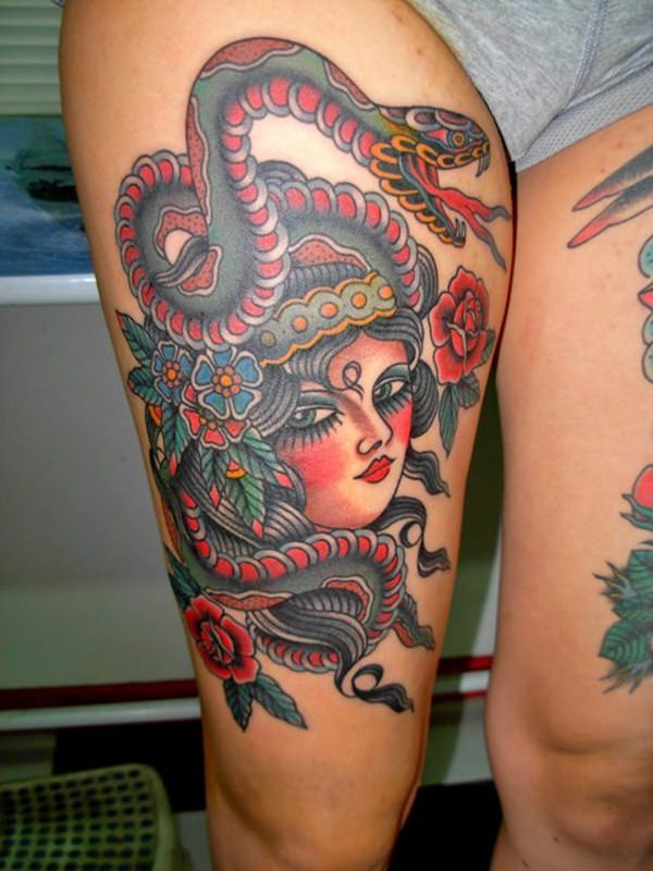 Medusa tattoos design, idea 30