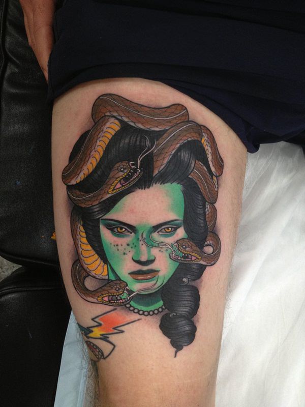 Medusa tattoos design, idea 32