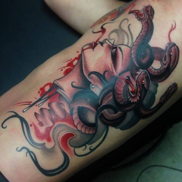 Medusa tattoos design, idea 33