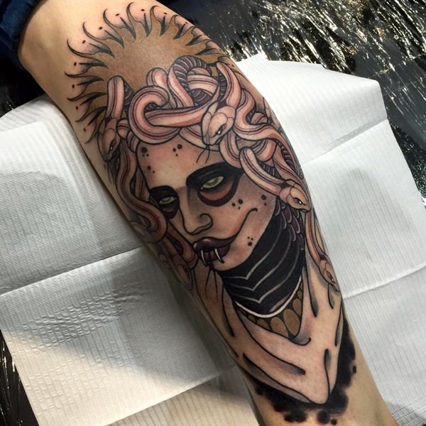 Medusa tattoos design, idea 7
