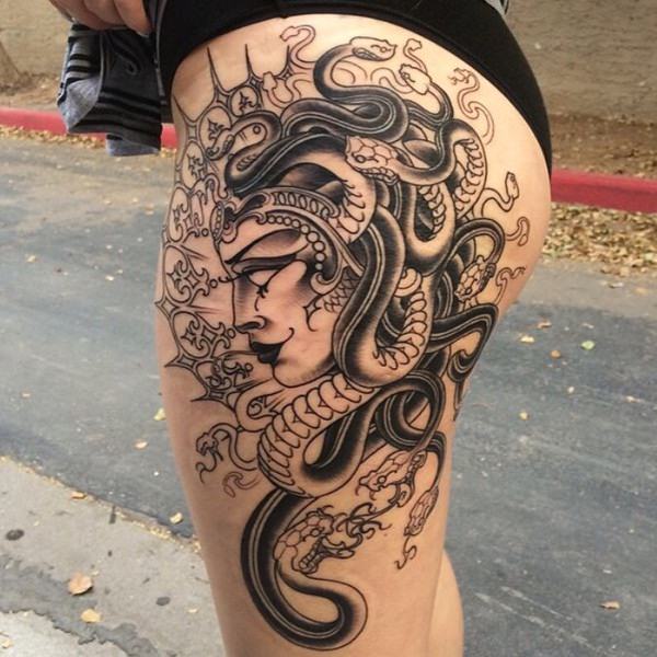 Medusa tattoos design, idea 13
