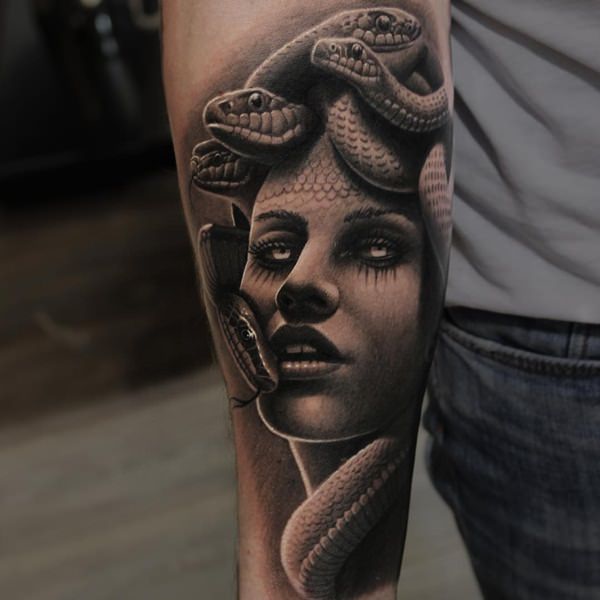 Medusa tattoos design, idea 14