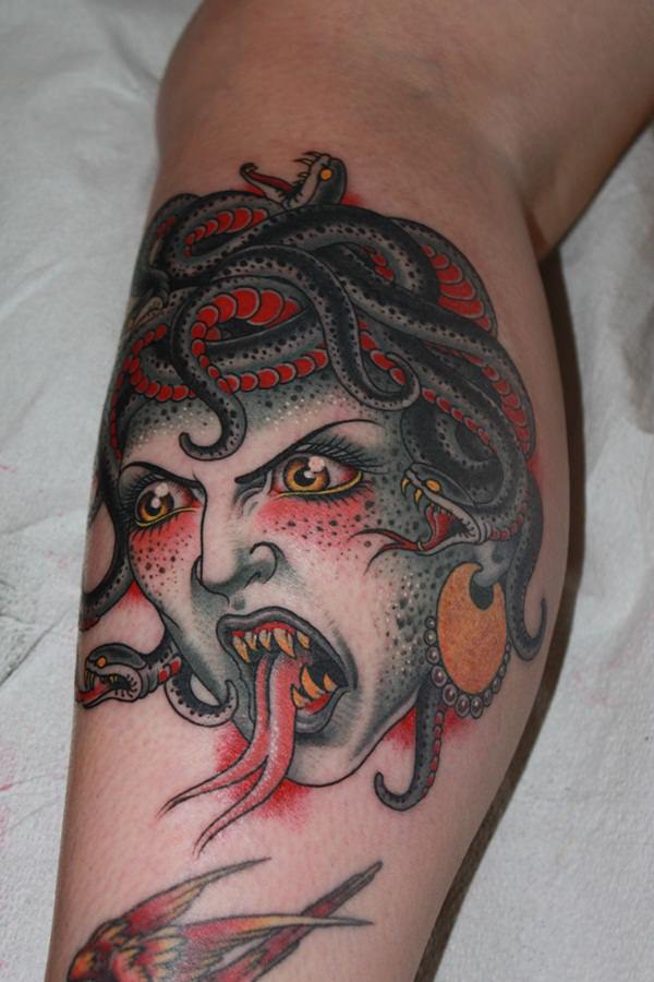 Medusa tattoos design, idea 15