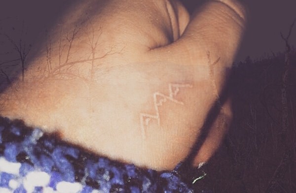 White ink tattoos design, idea 57