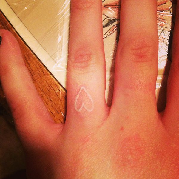 White ink tattoos design, idea 15