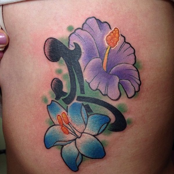 Mother daughter tattoos design, idea 18