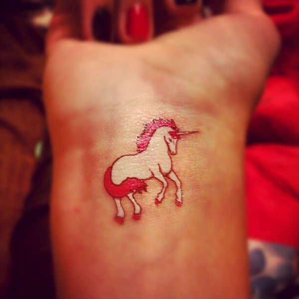 Unicorn tattoo design, idea 45