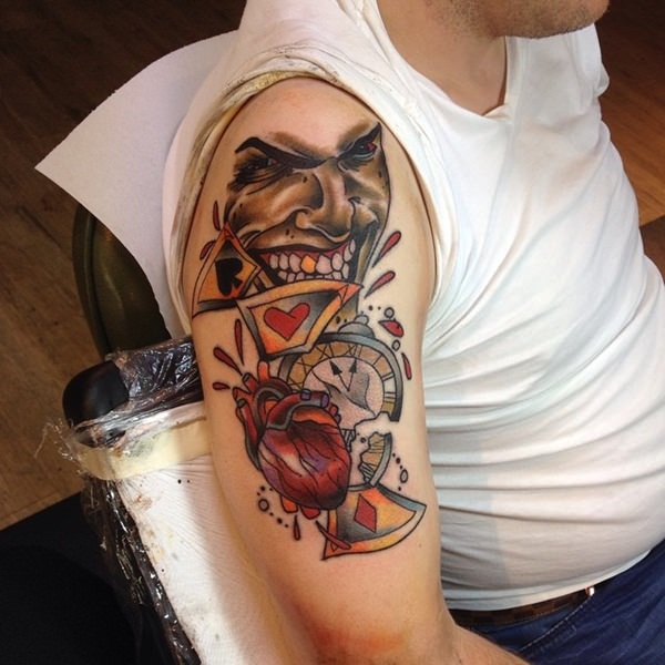 Heart tattoo design, idea 64