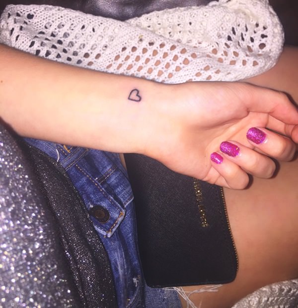 Heart tattoo design, idea 66
