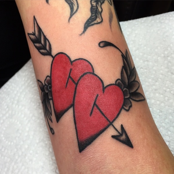 Heart tattoo design, idea 70