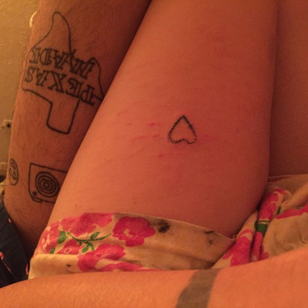 Heart tattoo design, idea 73