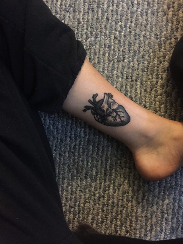 Heart tattoo design, idea 27