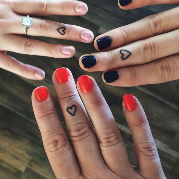 Heart tattoo design, idea 32
