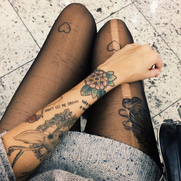Heart tattoo design, idea 37