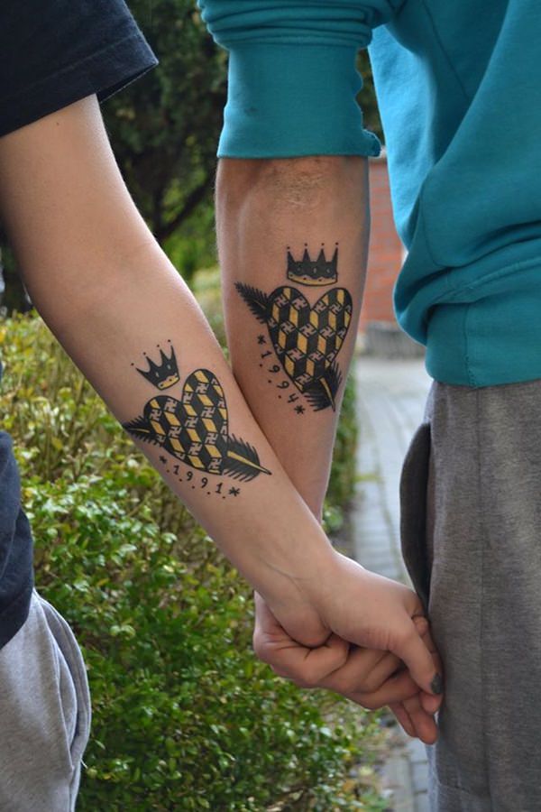 Heart tattoo design, idea 39