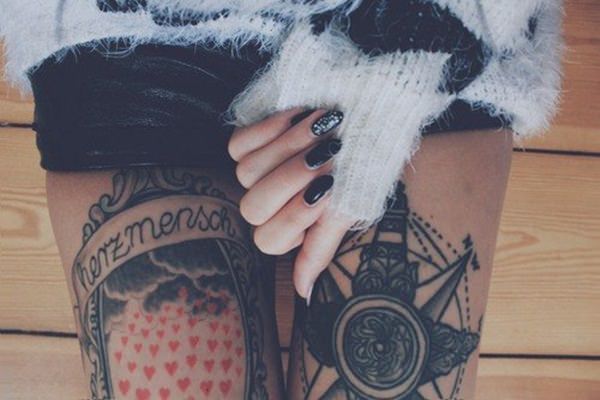 Heart tattoo design, idea 40