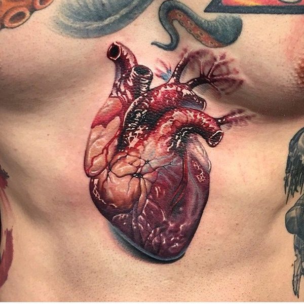 Heart tattoo design, idea 41