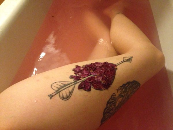 Heart tattoo design, idea 43