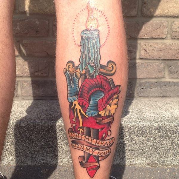 Heart tattoo design, idea 62