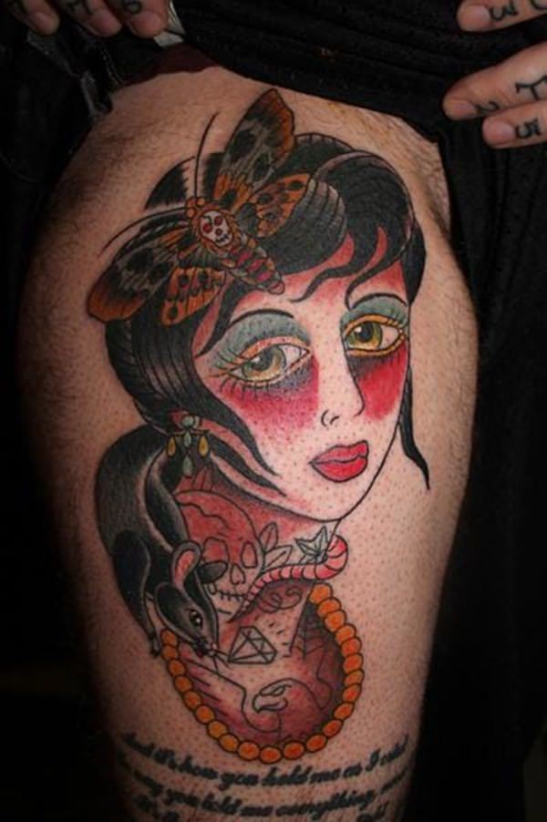 Gypsy tattoo design, idea 49