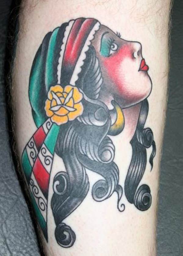 Gypsy tattoo design, idea 58