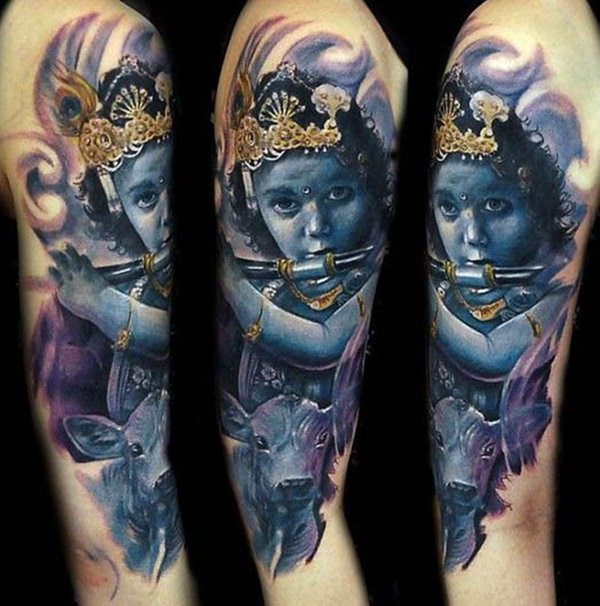 Hindu tattoo design, idea 14