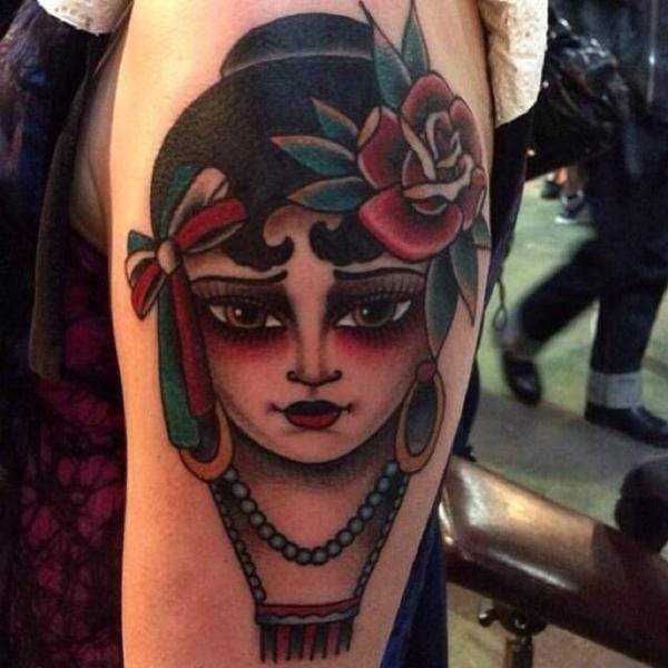 Gypsy tattoo design, idea 62