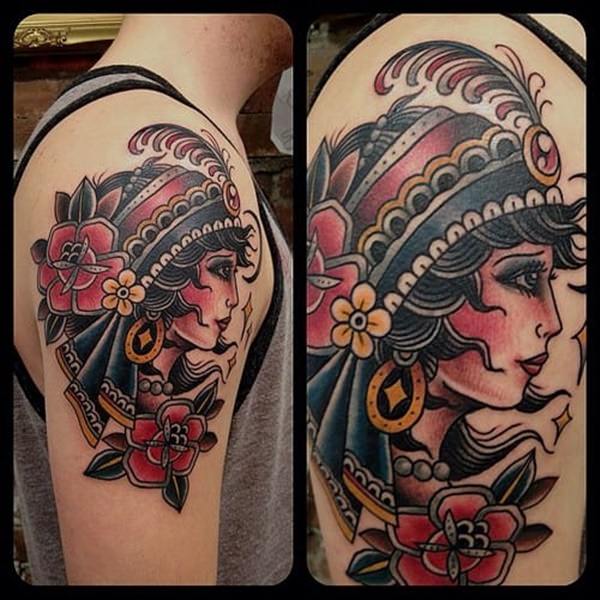 Gypsy tattoo design, idea 63