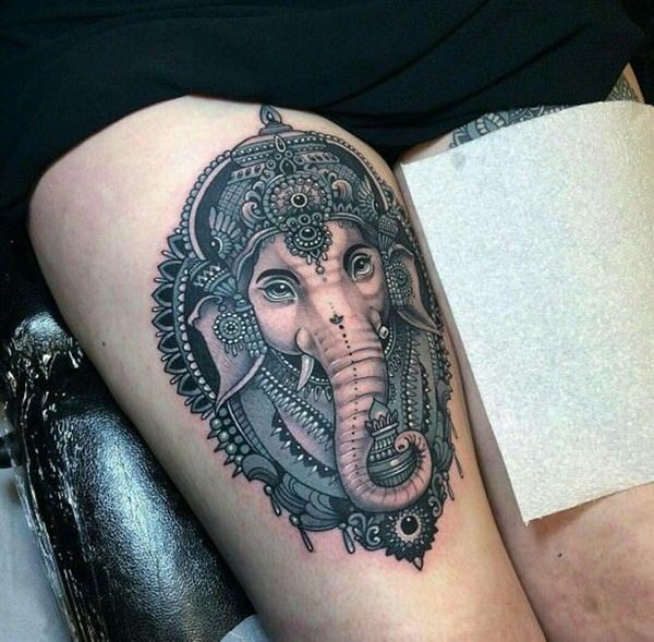 Hindu tattoo design, idea 19
