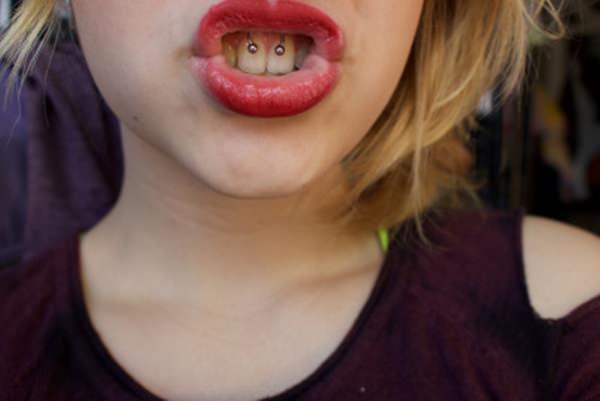 Smiley piercing 44 peeps who are rocking their smile tips design, idea 21