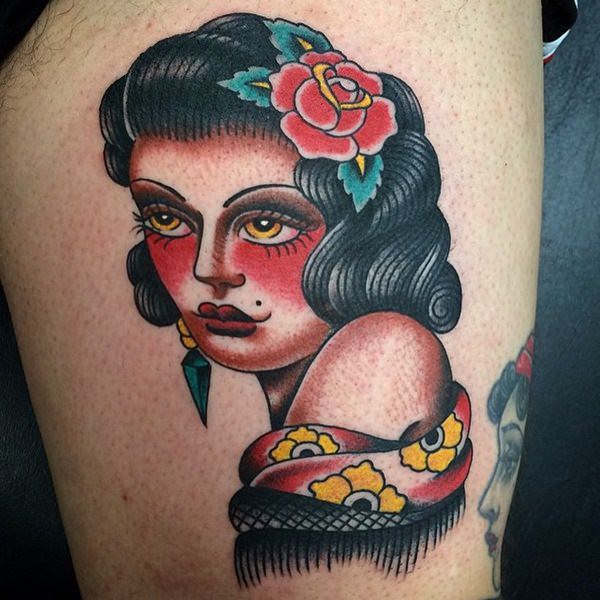 Gypsy tattoo design, idea 5