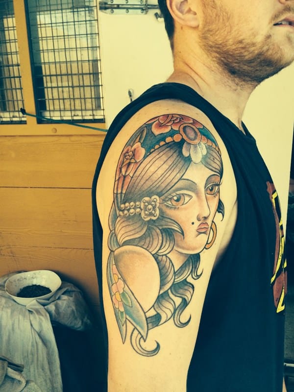 Gypsy tattoo design, idea 11