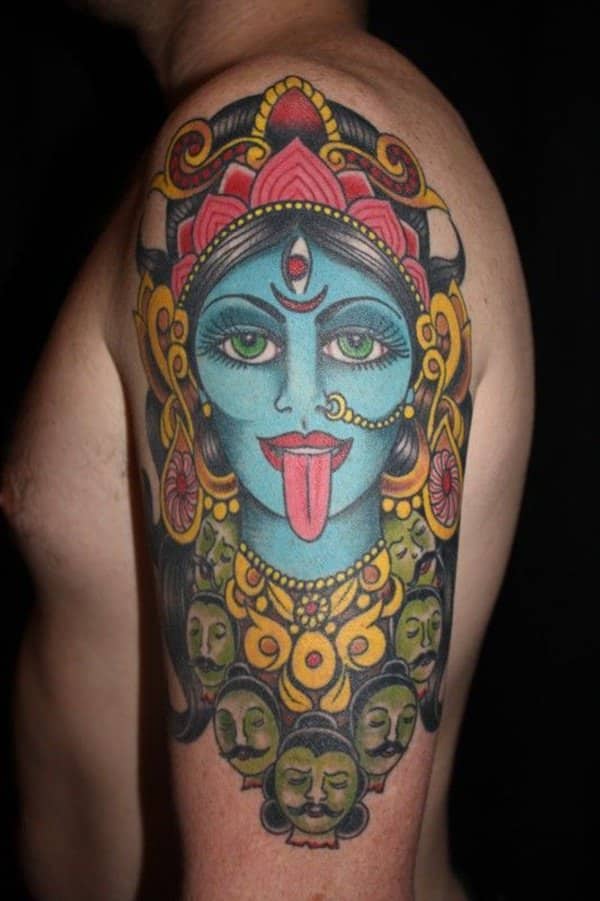 Hindu tattoo design, idea 32