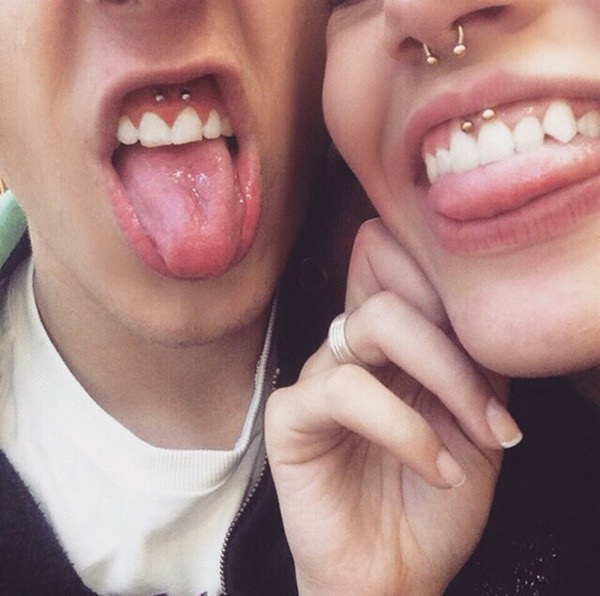 Smiley piercing 44 peeps who are rocking their smile tips design, idea 25
