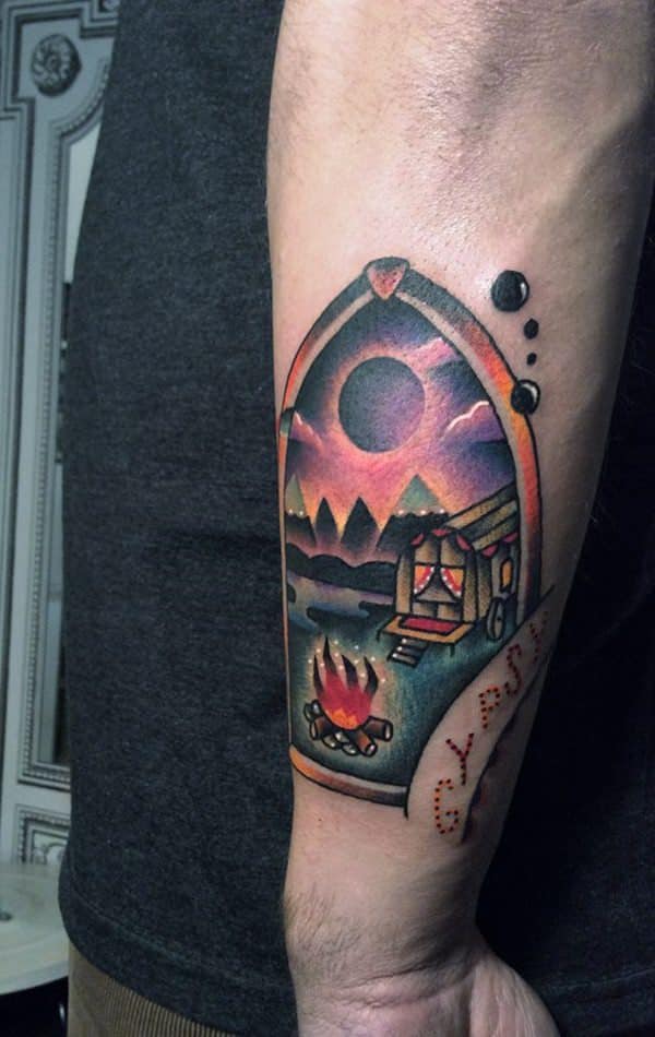 Gypsy tattoo design, idea 16
