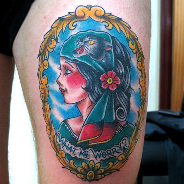 Gypsy tattoo design, idea 18