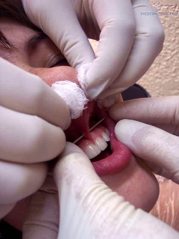 Smiley piercing 44 peeps who are rocking their smile tips design, idea 30