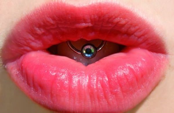 Smiley piercing 44 peeps who are rocking their smile tips design, idea 33