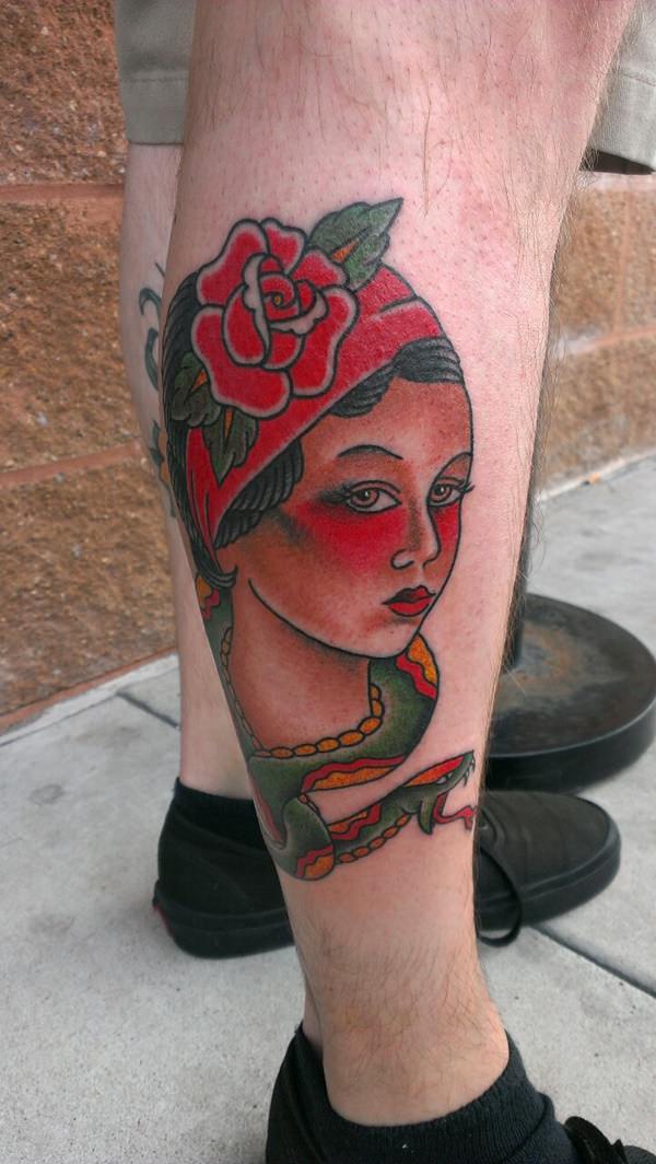 Gypsy tattoo design, idea 24