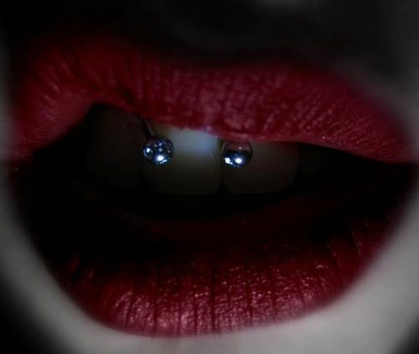 Smiley piercing 44 peeps who are rocking their smile tips design, idea 34