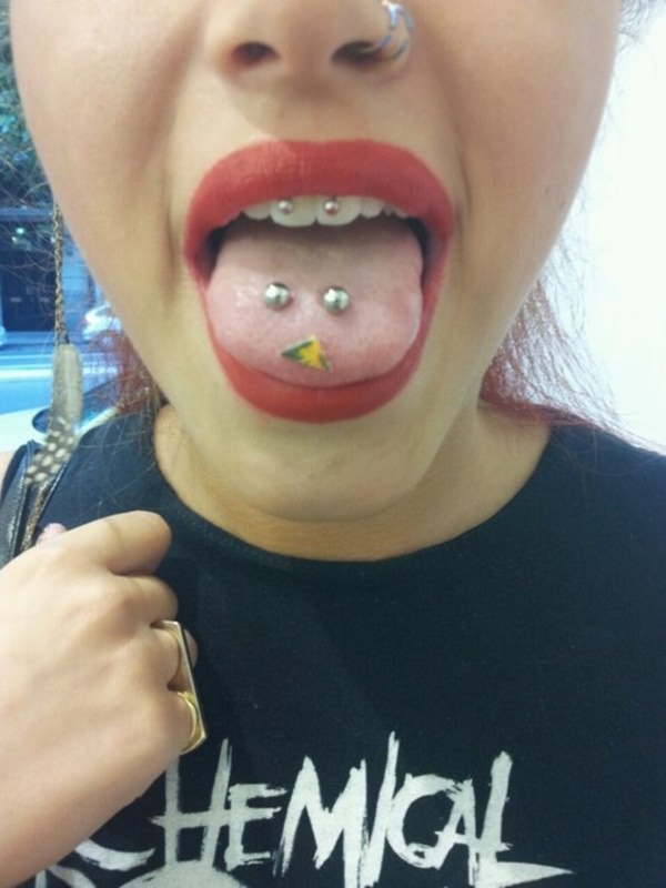 Smiley piercing 44 peeps who are rocking their smile tips design, idea 39