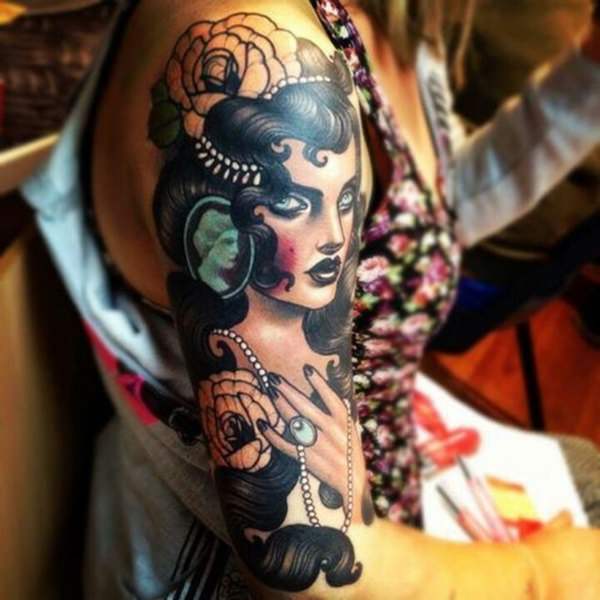 Gypsy tattoo design, idea 32