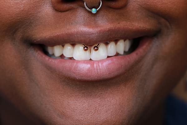 Smiley piercing 44 peeps who are rocking their smile tips design, idea 10
