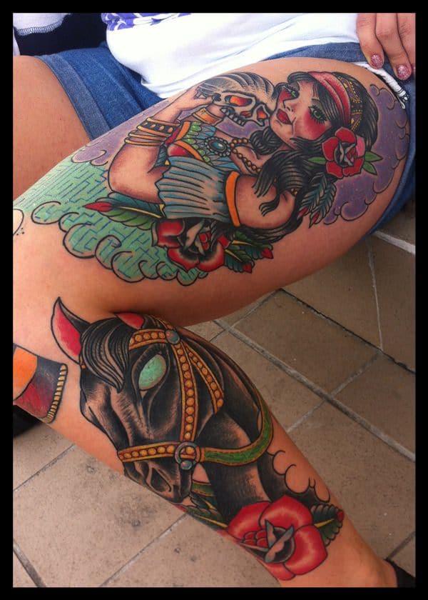 Gypsy tattoo design, idea 39