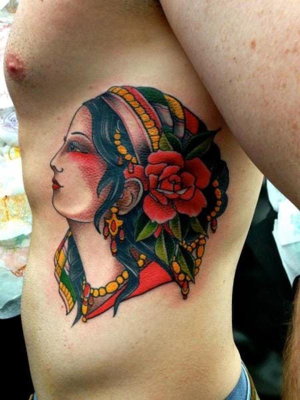 Gypsy tattoo design, idea 46