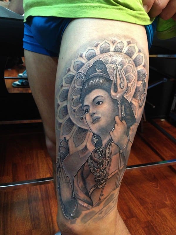 Hindu tattoo design, idea 12