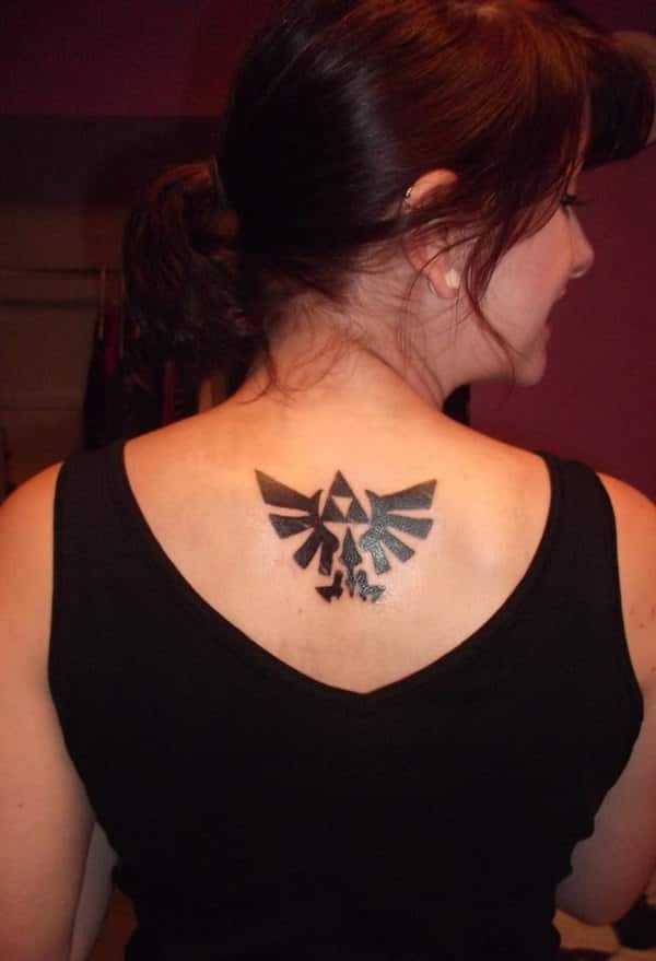 Zelda triforce tattoo design, idea 19