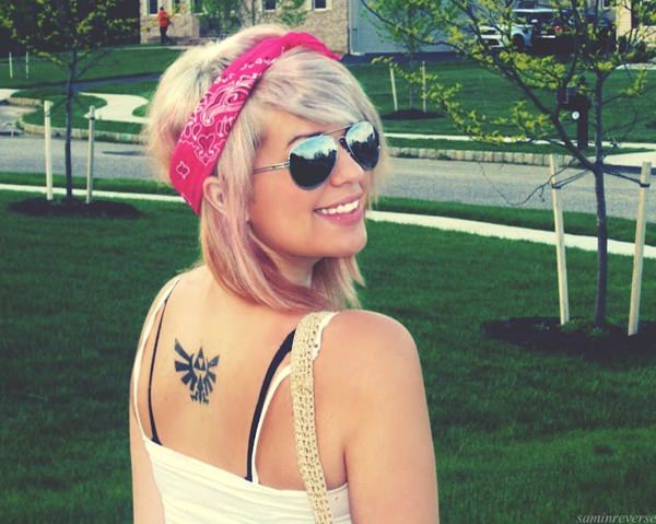 Zelda triforce tattoo design, idea 20